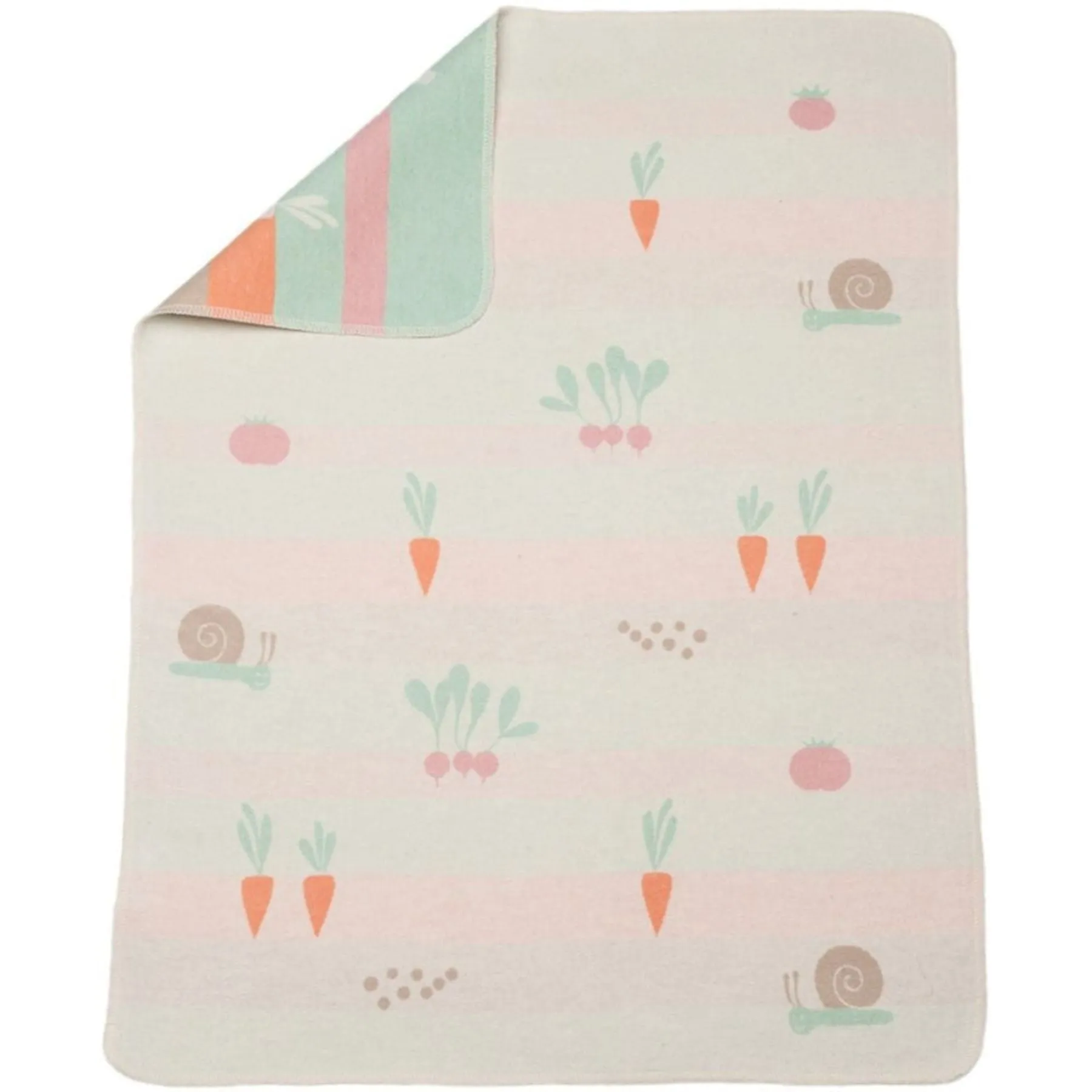 Juwel Flannel Blanket - Veggie Allover