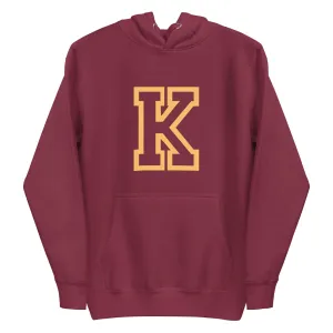 K -  Sustainably Made Unisex Hoodie