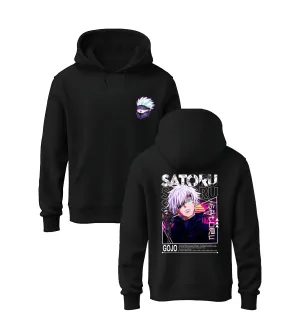 Kart Black Satoru Gojo’s Infinity Eyes Hoodies | Saturo One Eye