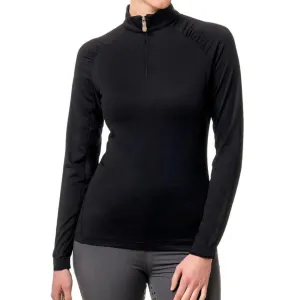 Kastel Denmark Long Sleeve Shirred Raglan 1/4 Zip