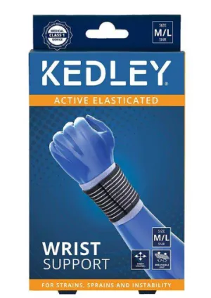 KEDLEY ACTIVE ELASTICATED WRIST SUPPORT
