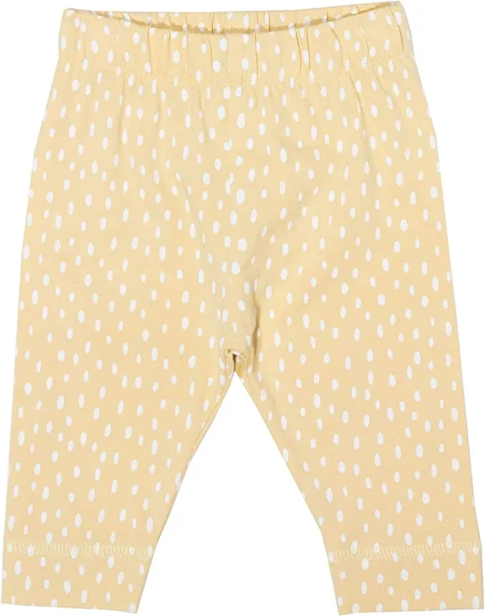 KITE GOTS certified organic cotton yellow speckled bear leggings