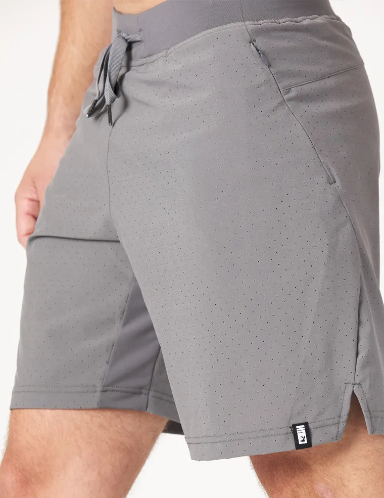 Kodiak Cooling Short: Smoke Grey