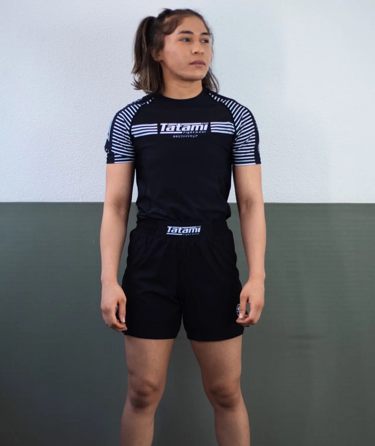 Ladies Dual Layer Grappling Shorts - Black