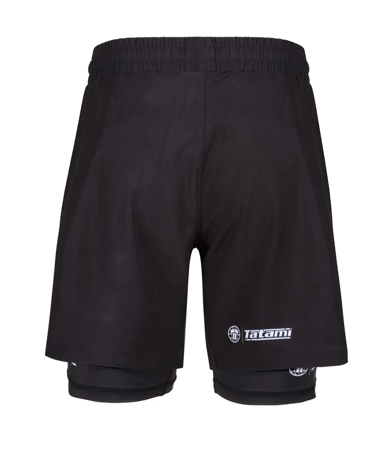 Ladies Dual Layer Grappling Shorts - Black
