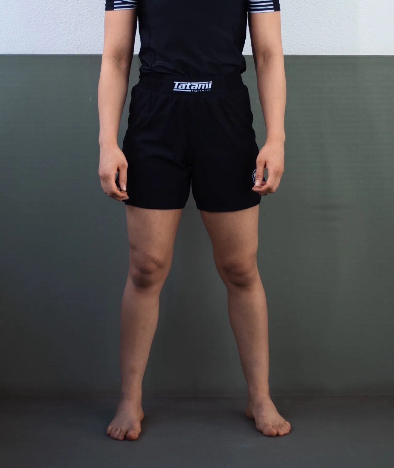 Ladies Dual Layer Grappling Shorts - Black