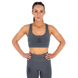 Ladies REORG Pineapple Sports Bra - Grey