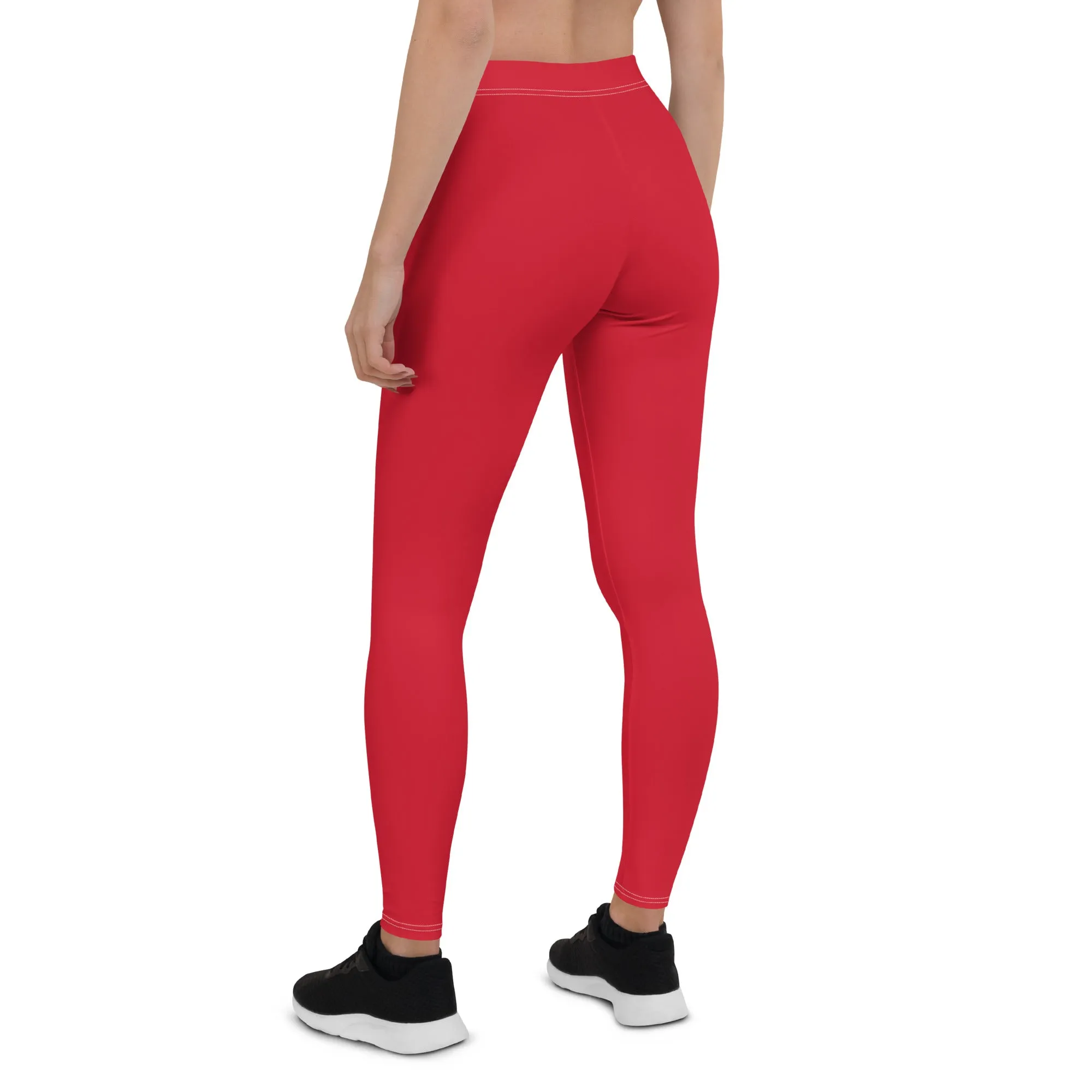Leggings Santa Red