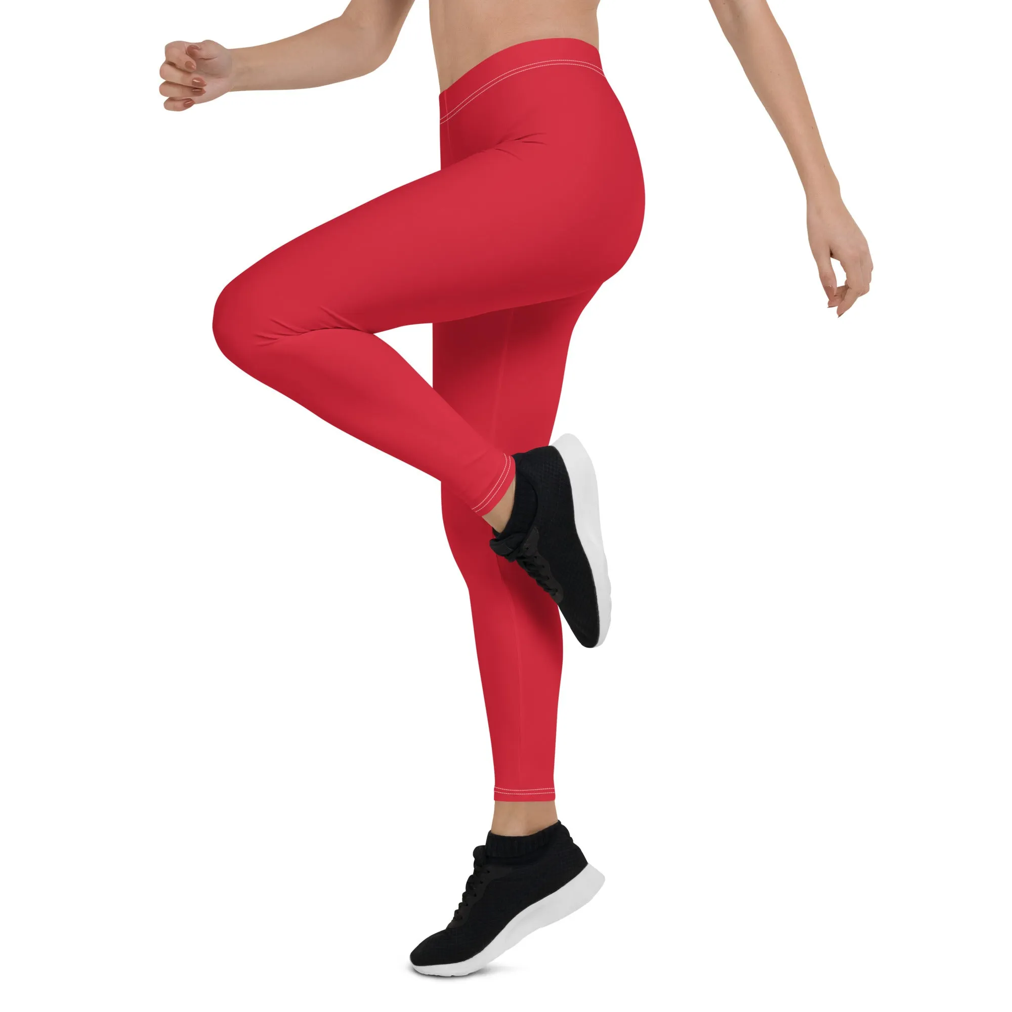 Leggings Santa Red