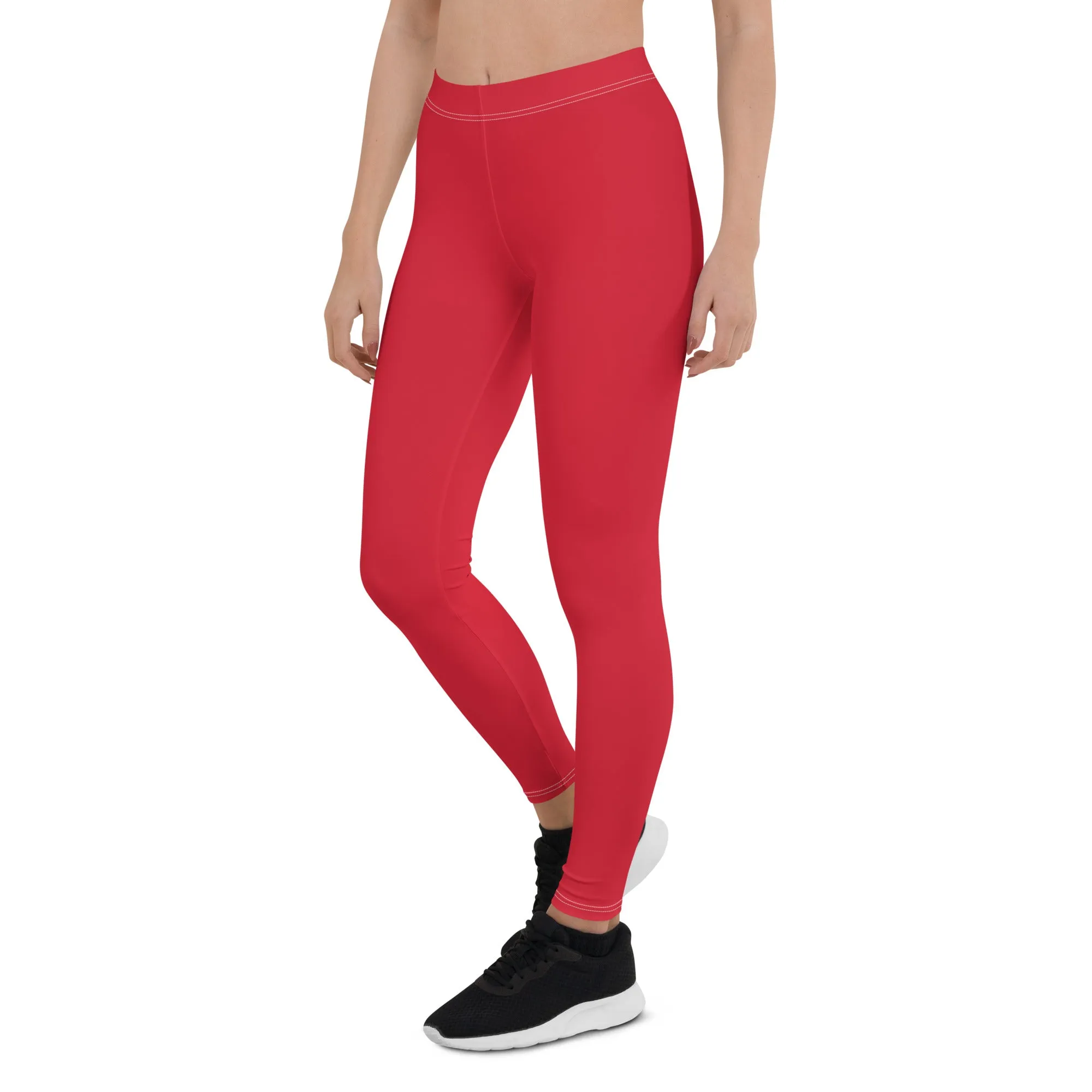 Leggings Santa Red