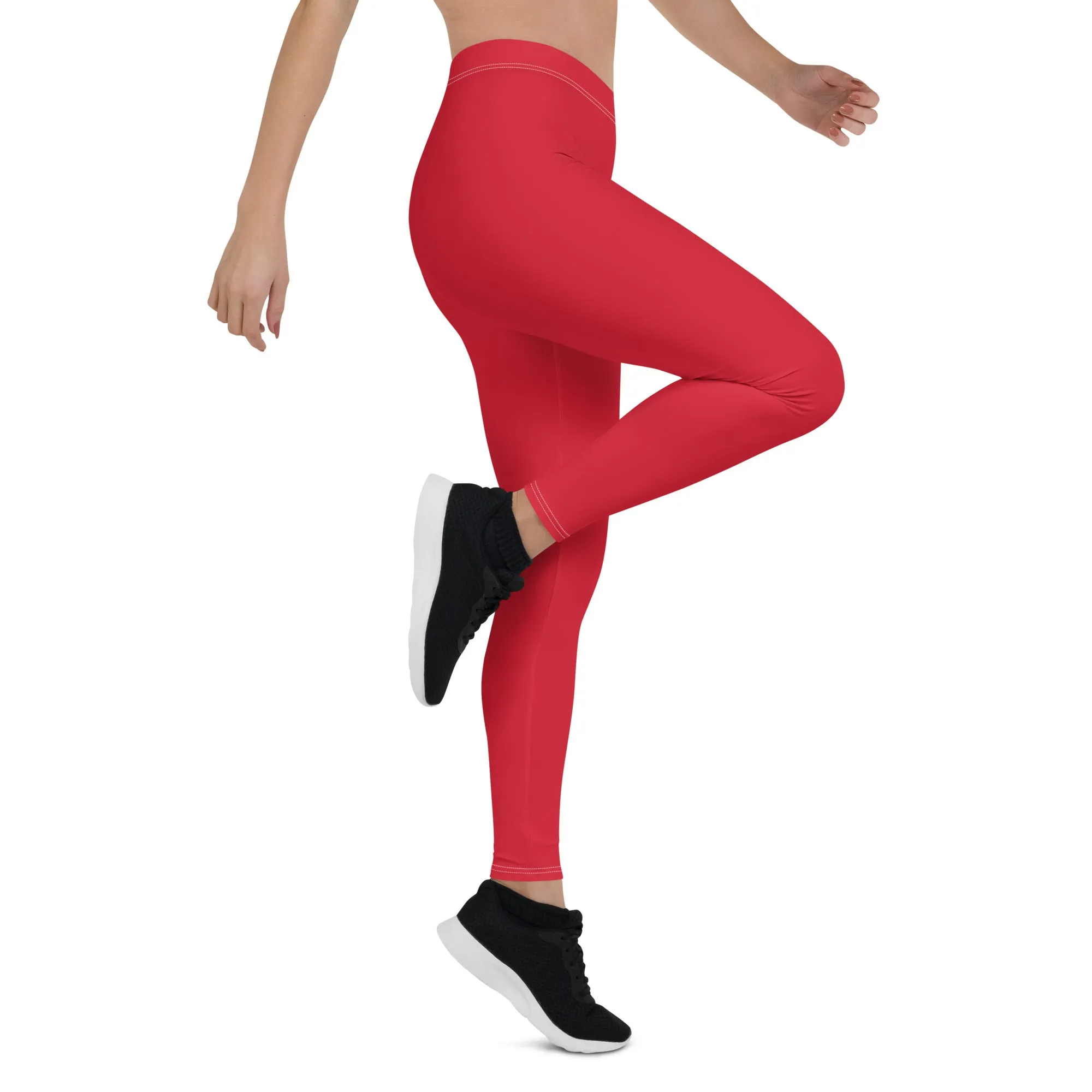 Leggings Santa Red
