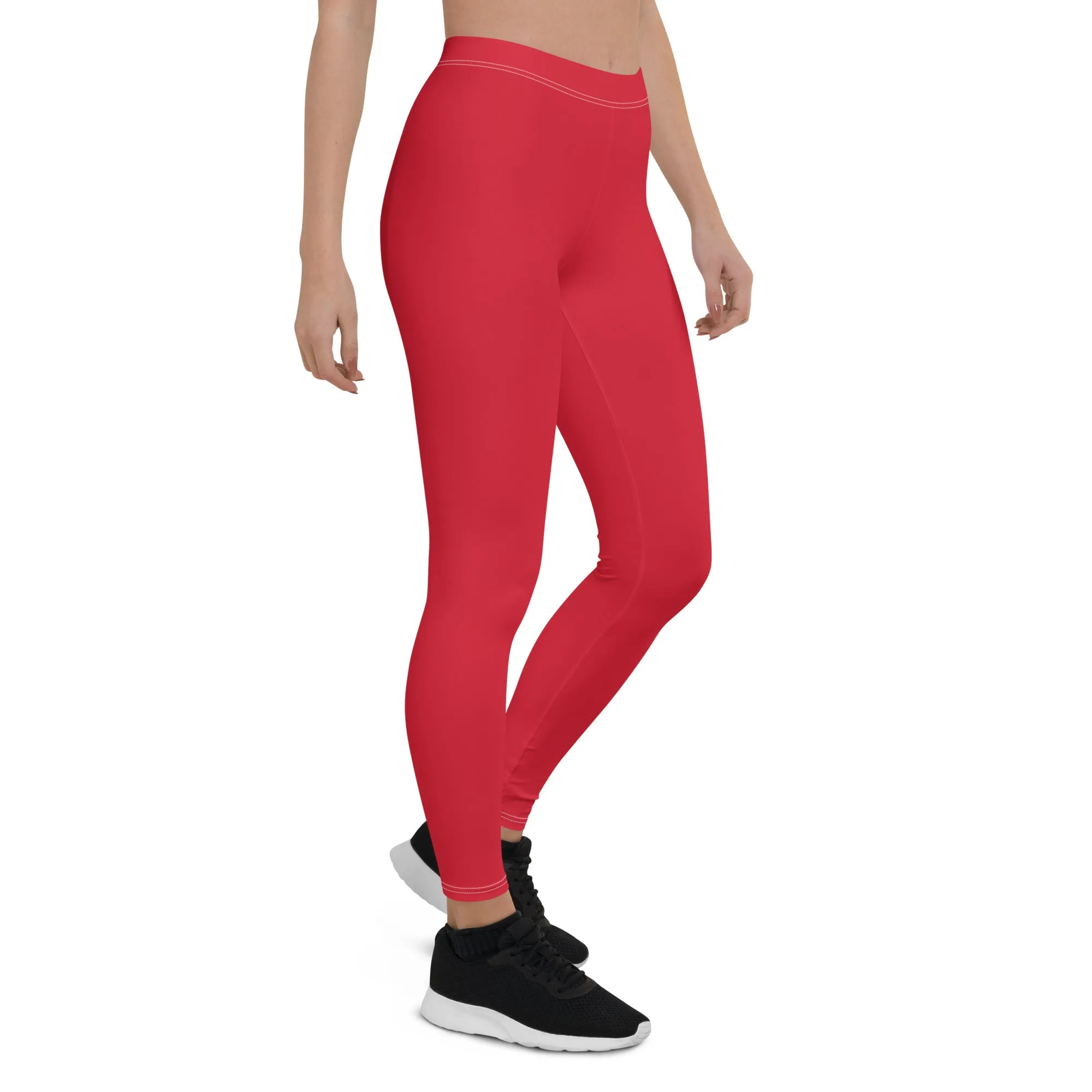 Leggings Santa Red