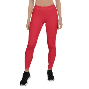 Leggings Santa Red