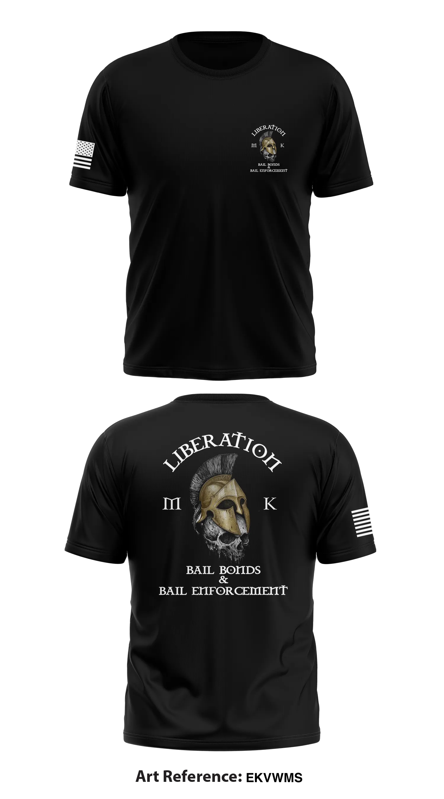 Liberation Bail Bonds & Bail Enforcement  Store 1 Core Men's SS Performance Tee - eKvWmS