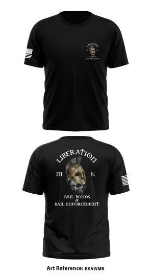 Liberation Bail Bonds & Bail Enforcement  Store 1 Core Men's SS Performance Tee - eKvWmS