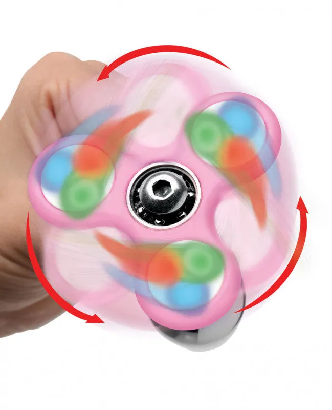 Light Up Fidget Spinner Anal Plug