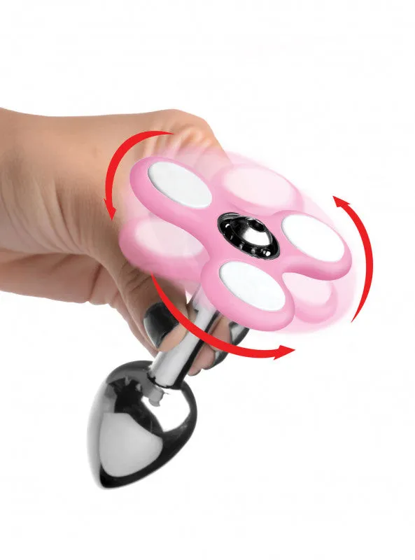 Light Up Fidget Spinner Anal Plug