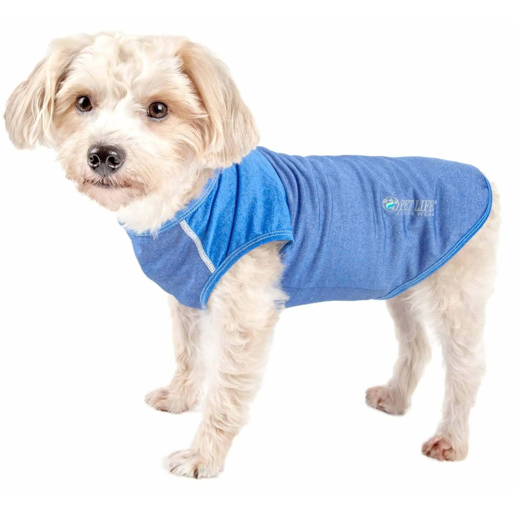 Lightweight UV protection tank top for dogs.