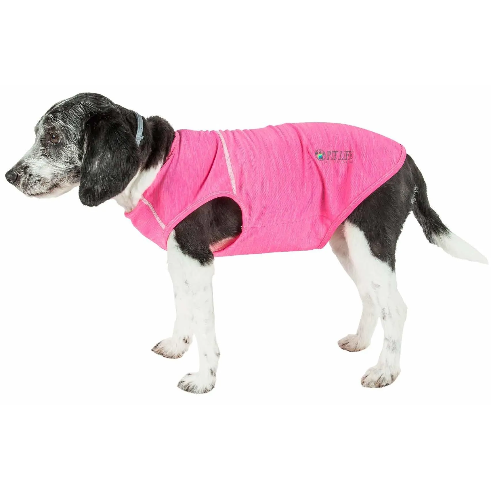 Lightweight UV protection tank top for dogs.