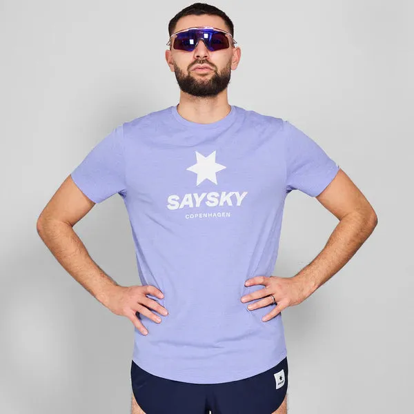 Logo Combat T-shirt | Purple Melange