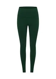 Lorna Jane Lotus Limited Edition No Chafe Full Length Leggings - Dark Green