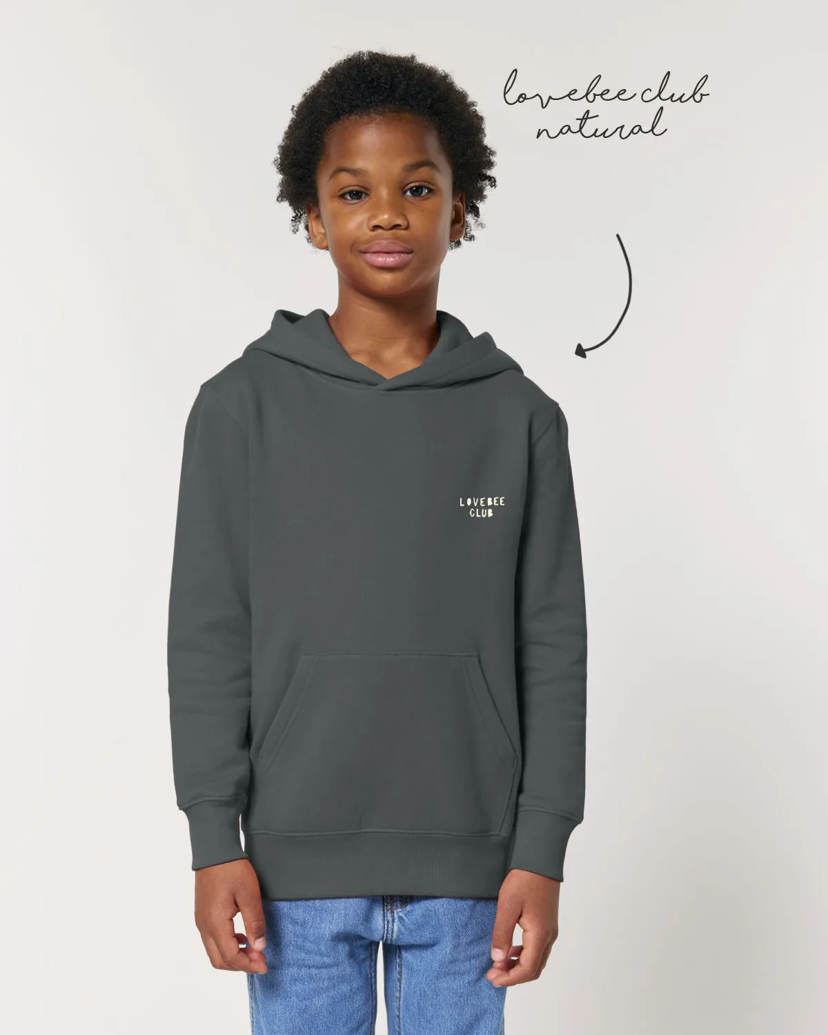 LoveBee Hoodie | Summer Adventure | Dark Grey