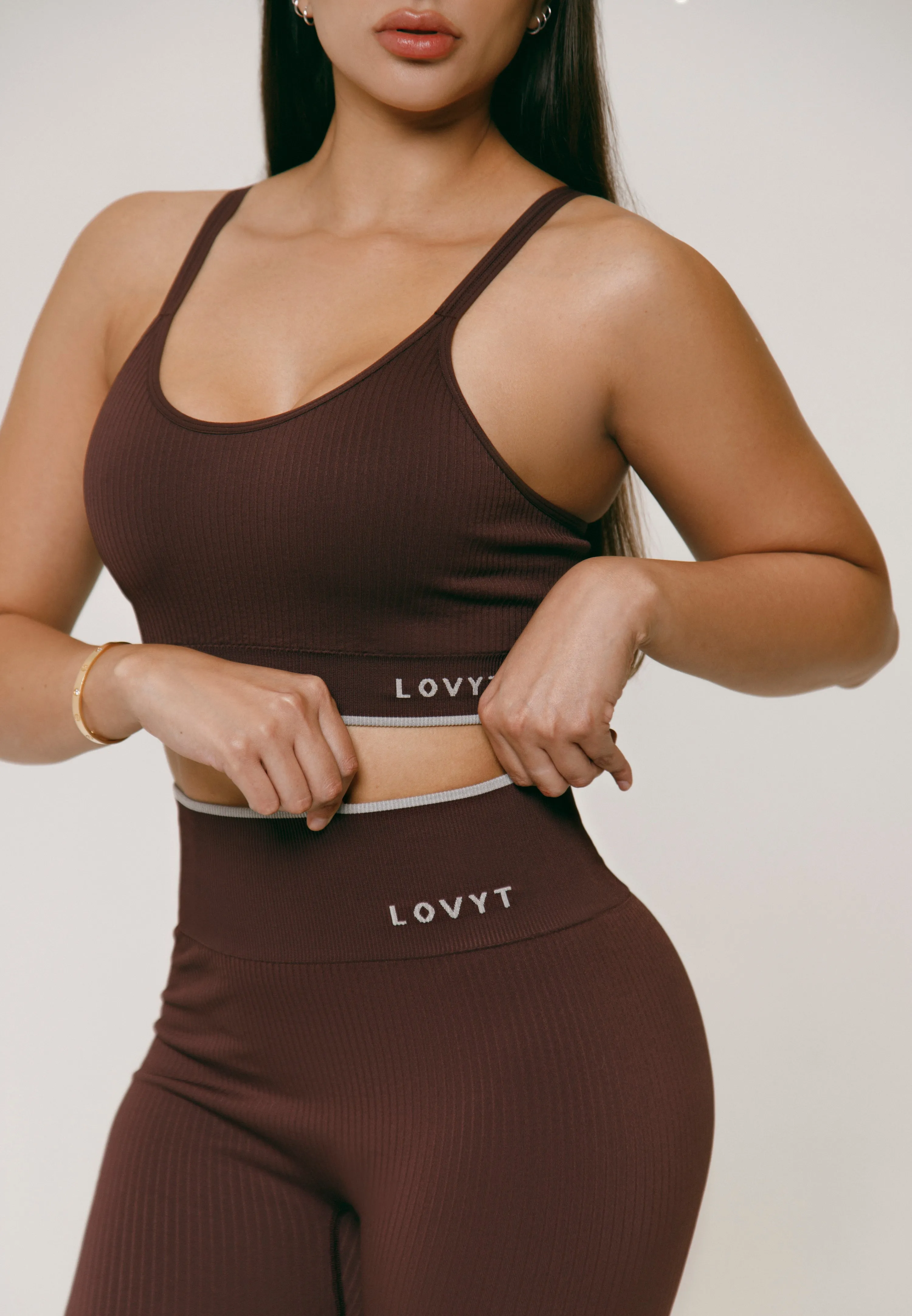 Lovyt Nudes Rib Legging