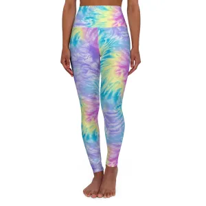 Luminous Lagoon High Waisted Yoga Leggings for Active Lifestyle