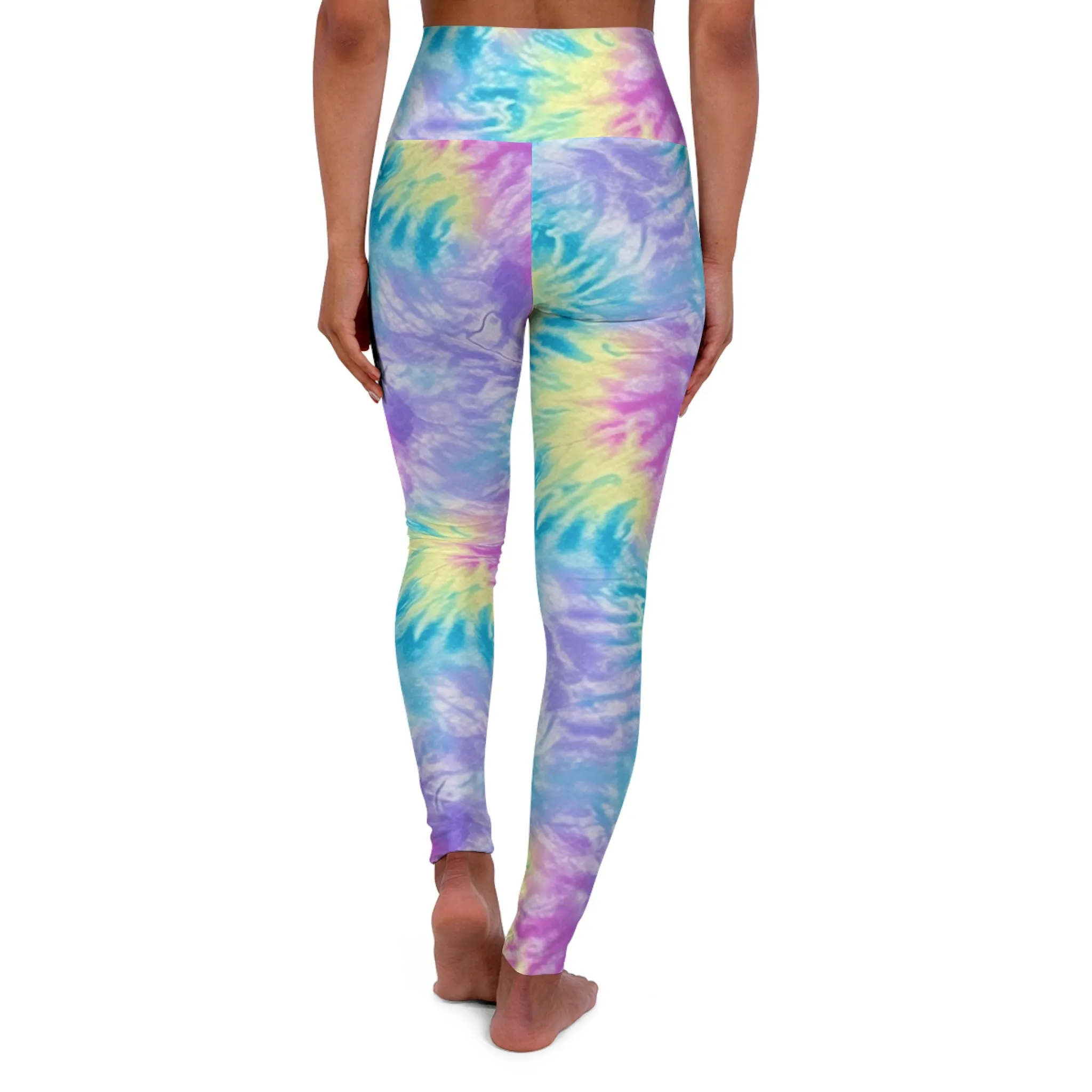 Luminous Lagoon High Waisted Yoga Leggings for Active Lifestyle