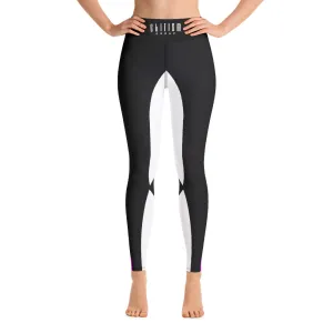 Luxe Level Leggings - Fuchsia Pink/ Blk