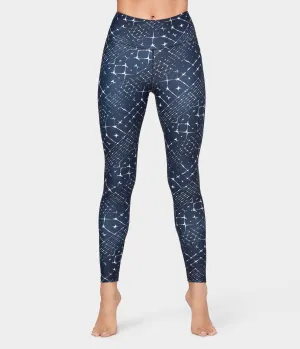 Manduka Apparel - Women's Star Gaze Legging - Blue Multi
