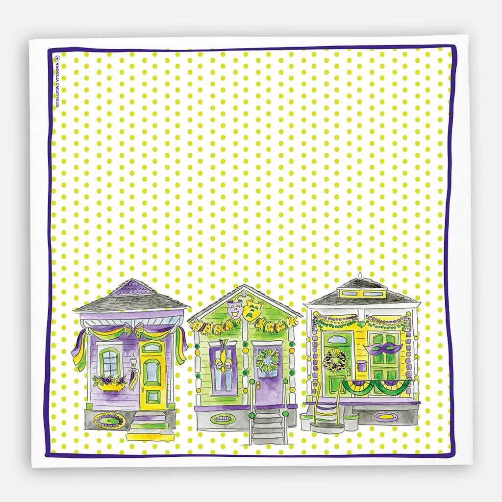 Mardi Gras House Kitchen Towel