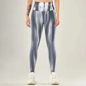 Marina - Performance leggings With High Waist and Seamless Wave Pattern