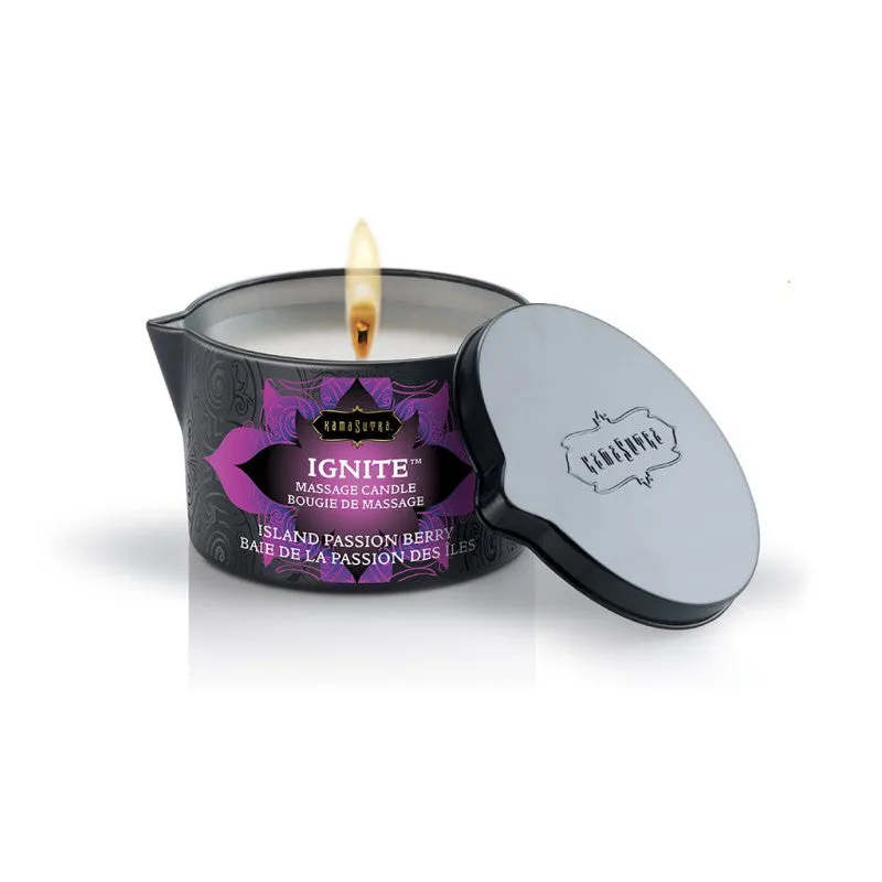 Massage Oil Candle - Island Passion Fruit - 6 Oz.