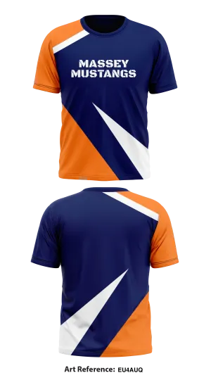 Massey Mustangs  Store 1 Core Men's SS Performance Tee - Eu4Auq