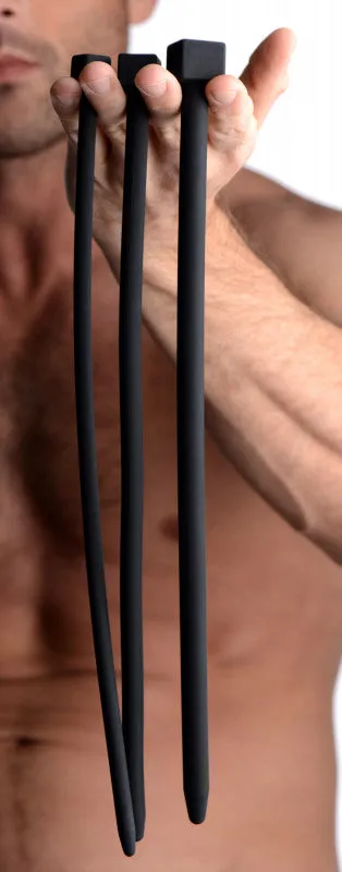 Master Series Bolted Deluxe XL Urethral Sound Set  - Black