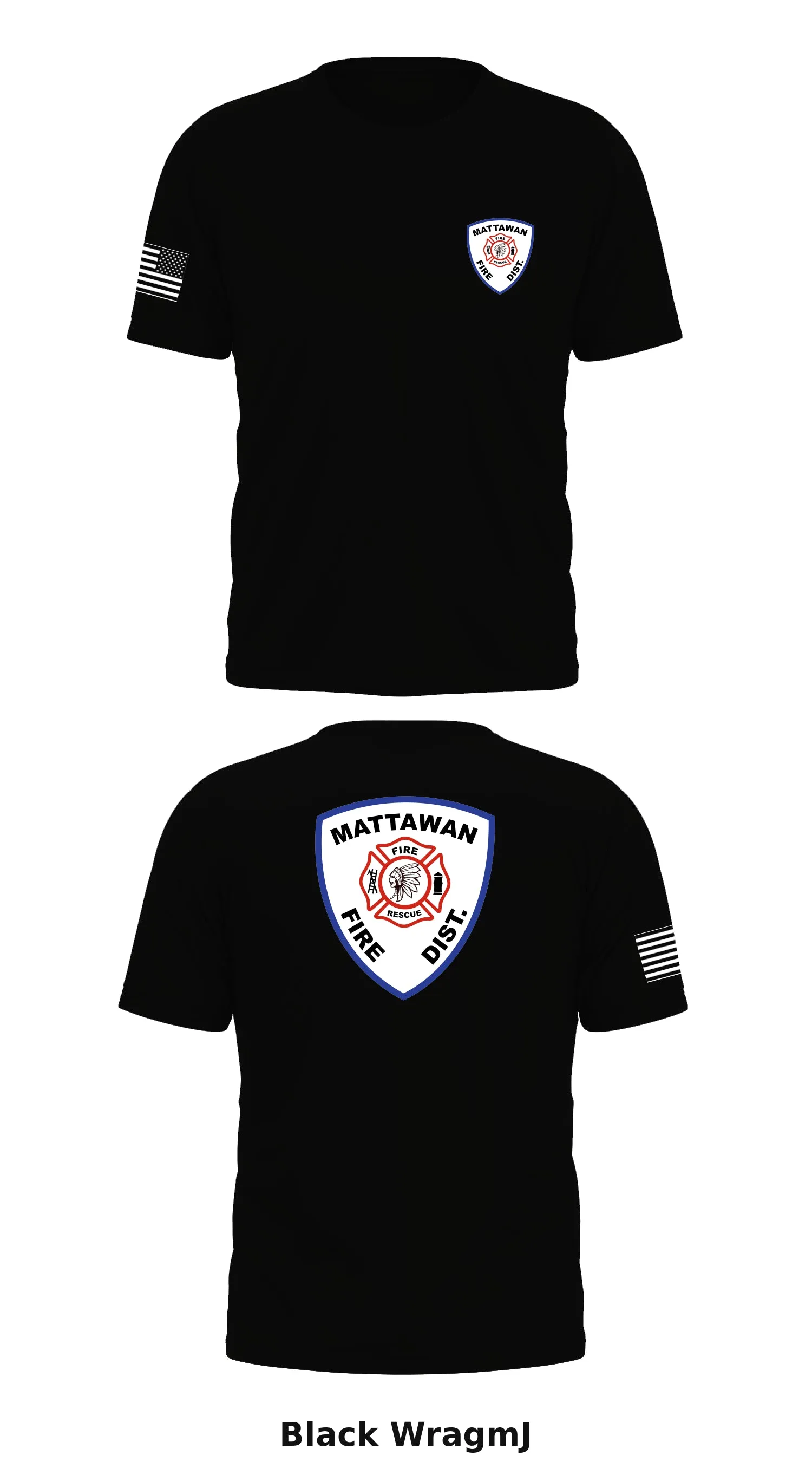Mattawan Fire District  Store 1 Core Men's SS Performance Tee - WragmJ