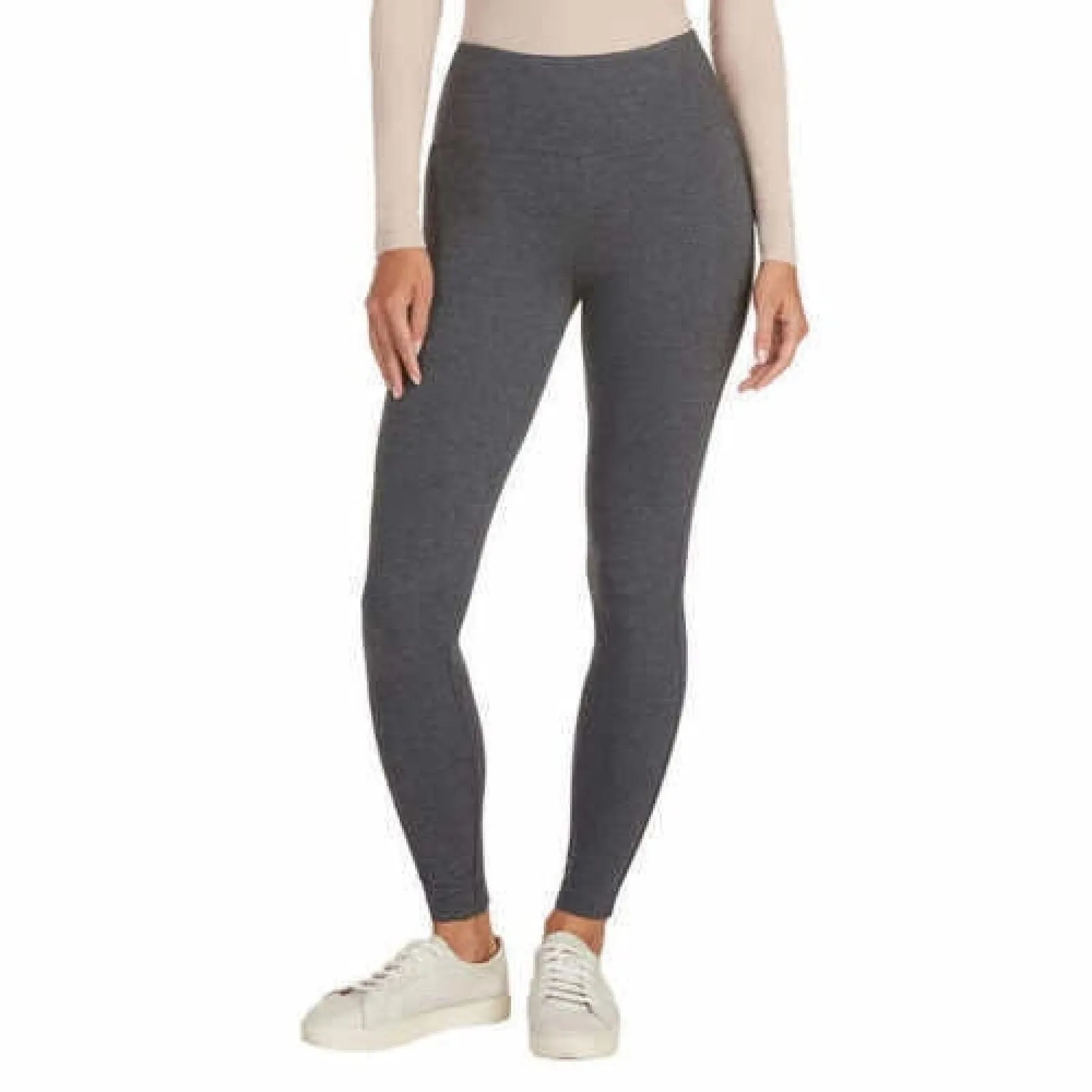Max & Mia Womens High Waist French Terry Leggings 1404788