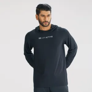 Mens Black Hoodie