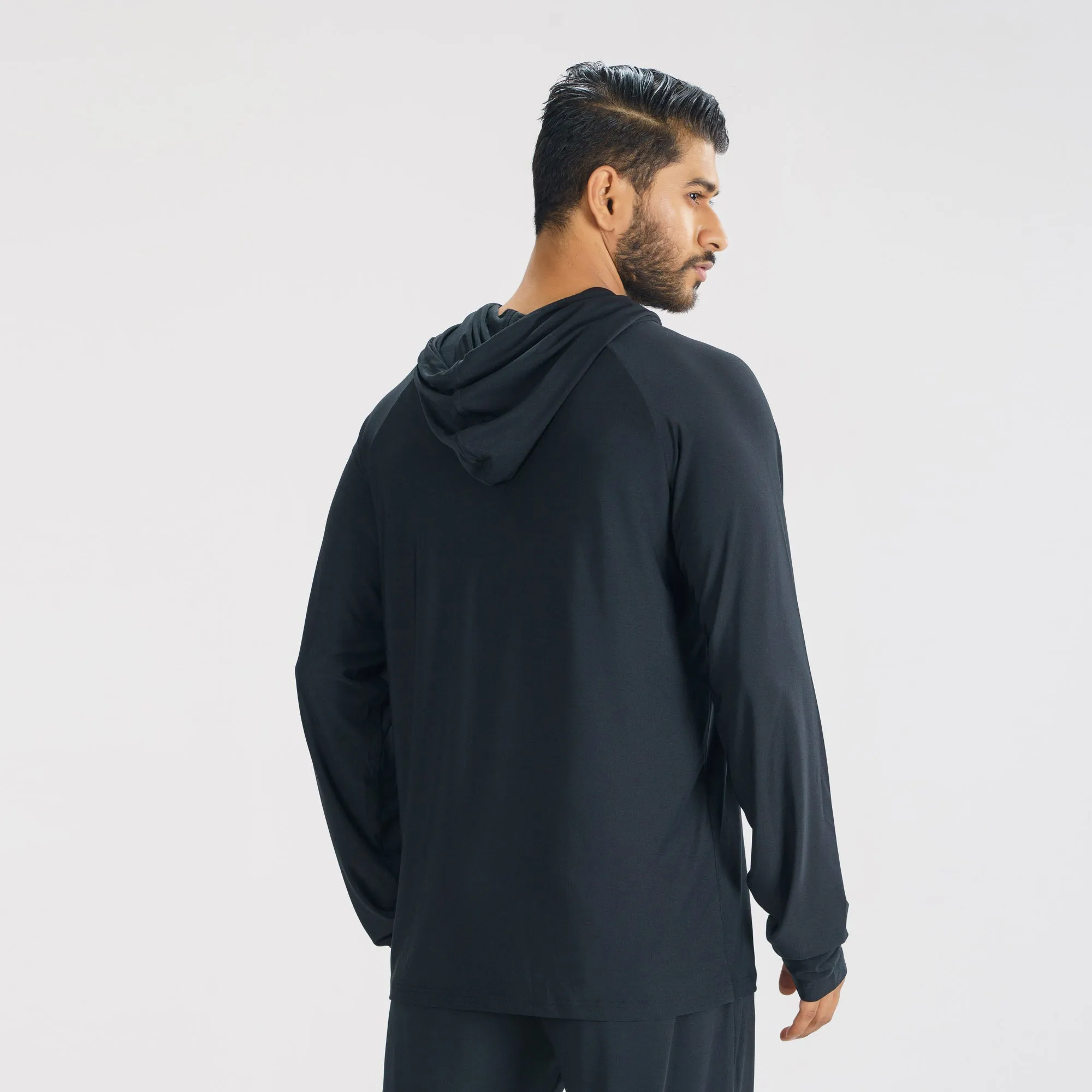 Mens Black Hoodie