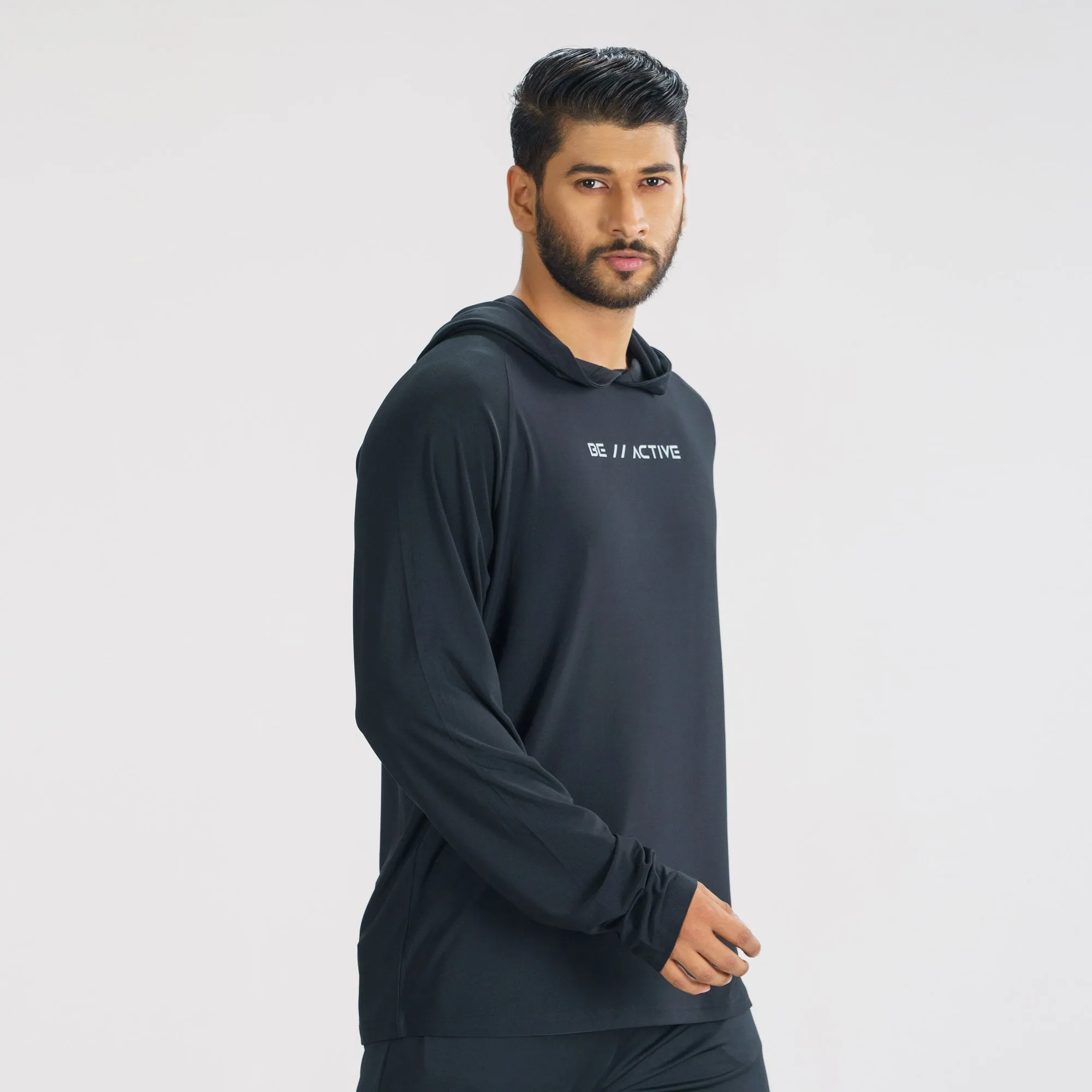Mens Black Hoodie