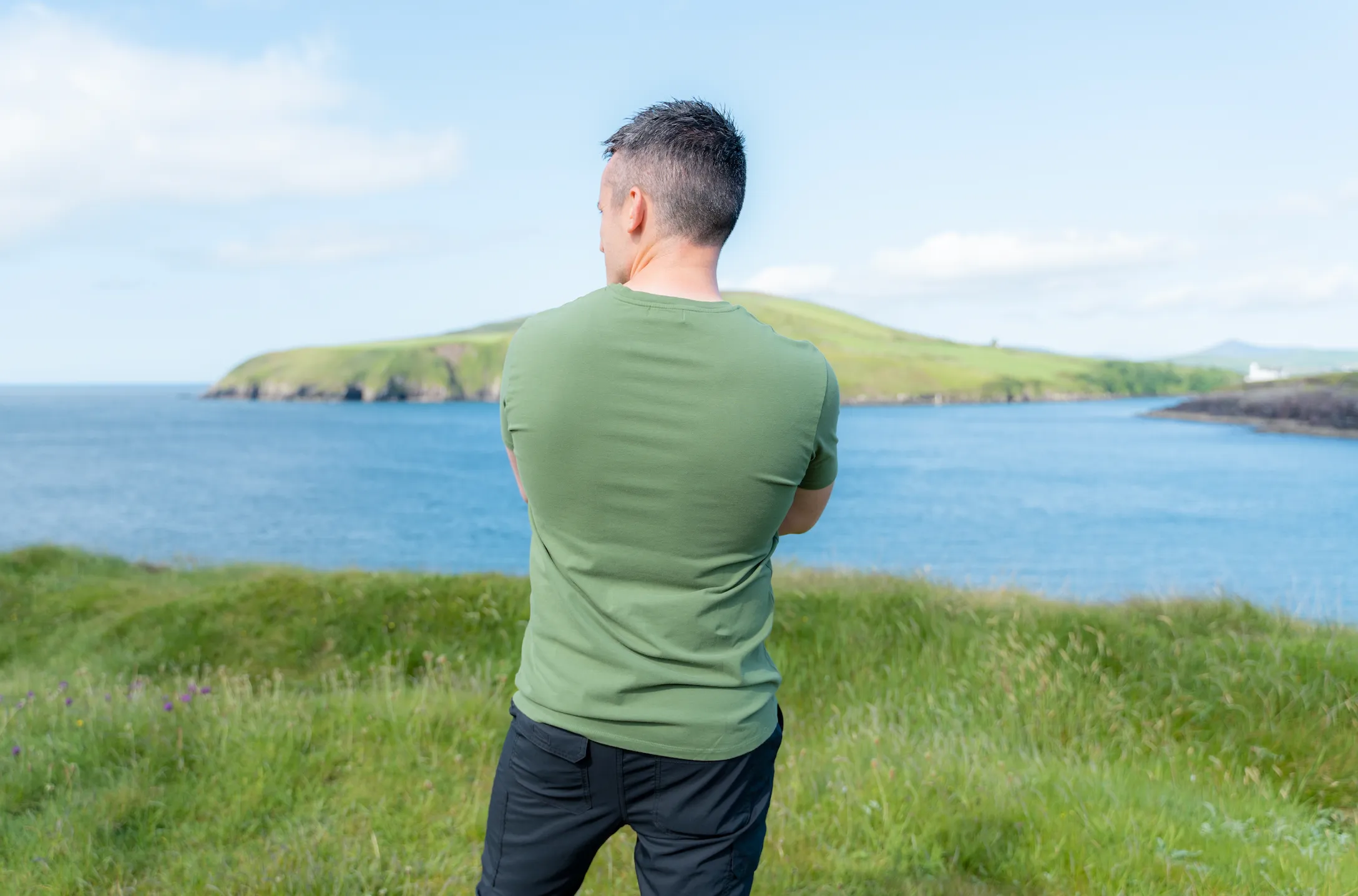 Mens Hunter Green Irish Summer T-Shirt