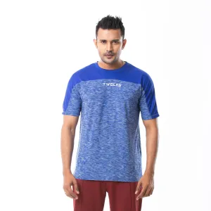 Mens Royal Blue Print T-Shirt