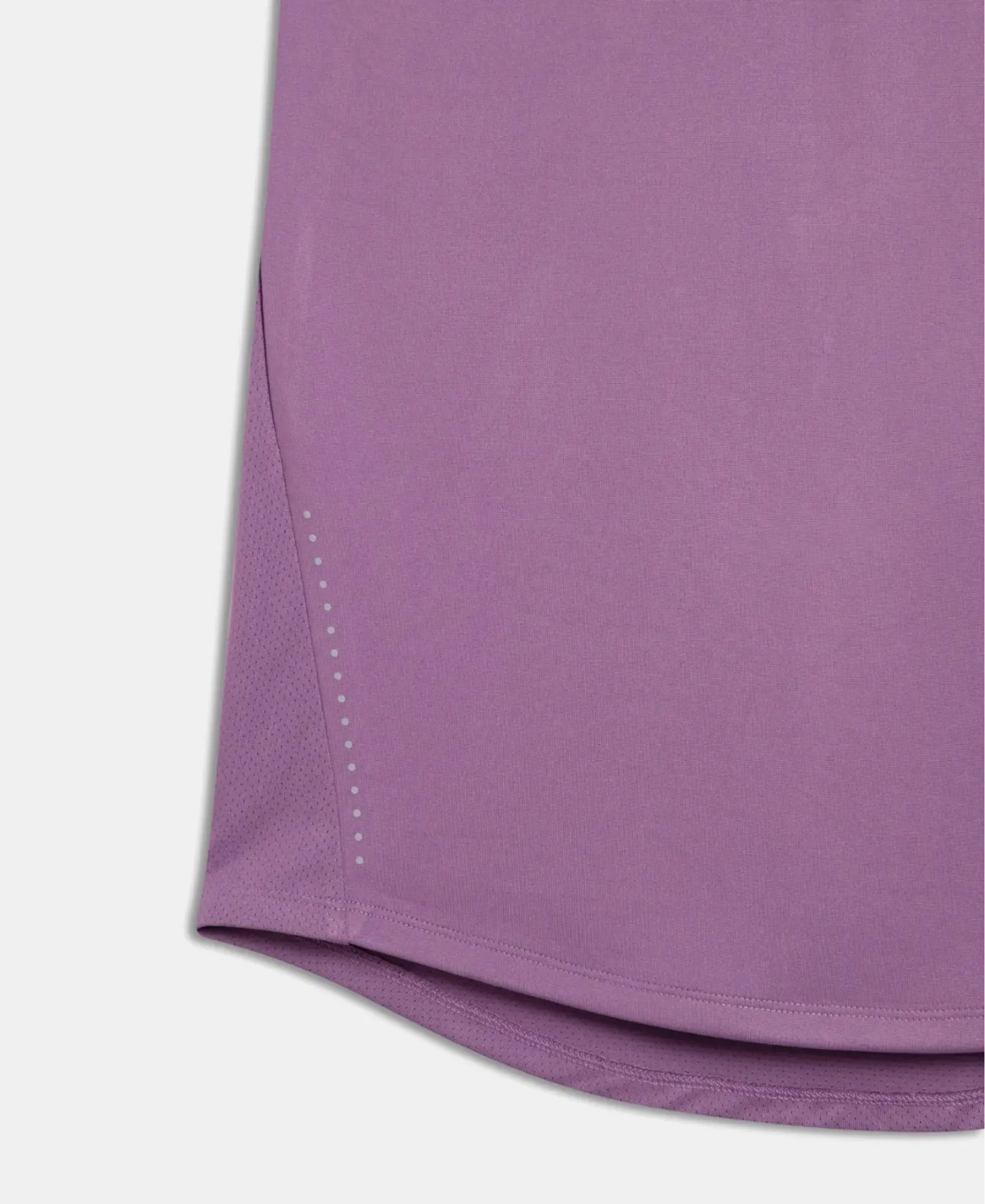 Microfiber Fabric Graphic Printed Tank Top With Breathable Mesh - Chinese Violet