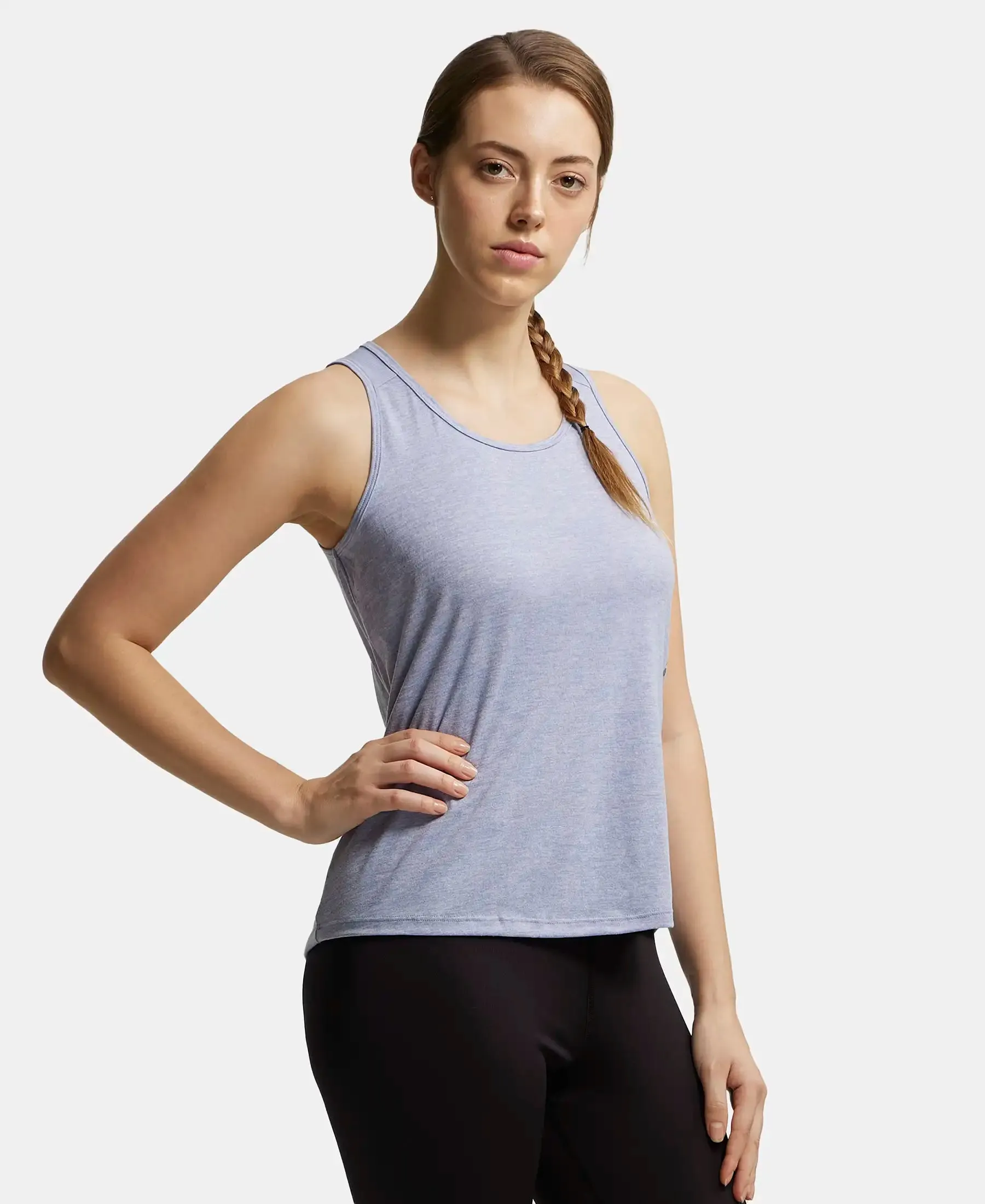 Microfiber Fabric Graphic Printed Tank Top With Breathable Mesh - Even Tide