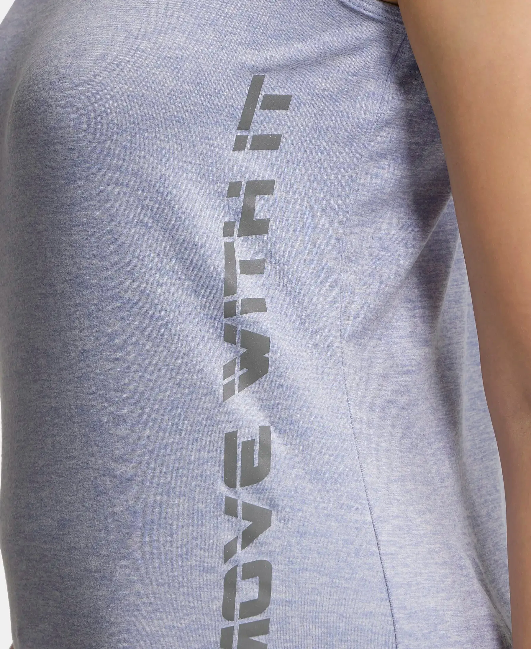 Microfiber Fabric Graphic Printed Tank Top With Breathable Mesh - Even Tide