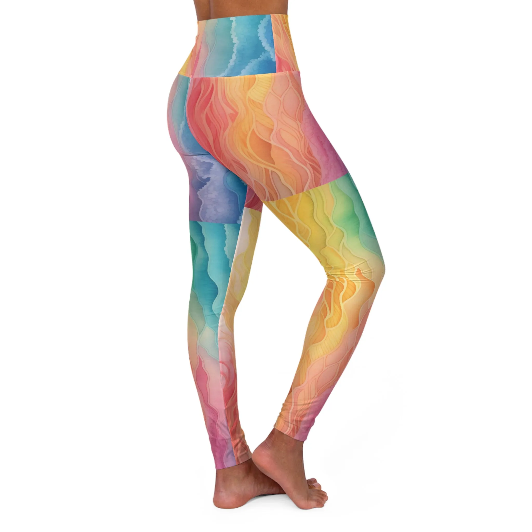 Misty Magic High Waisted Yoga Leggings for Active Lifestyle