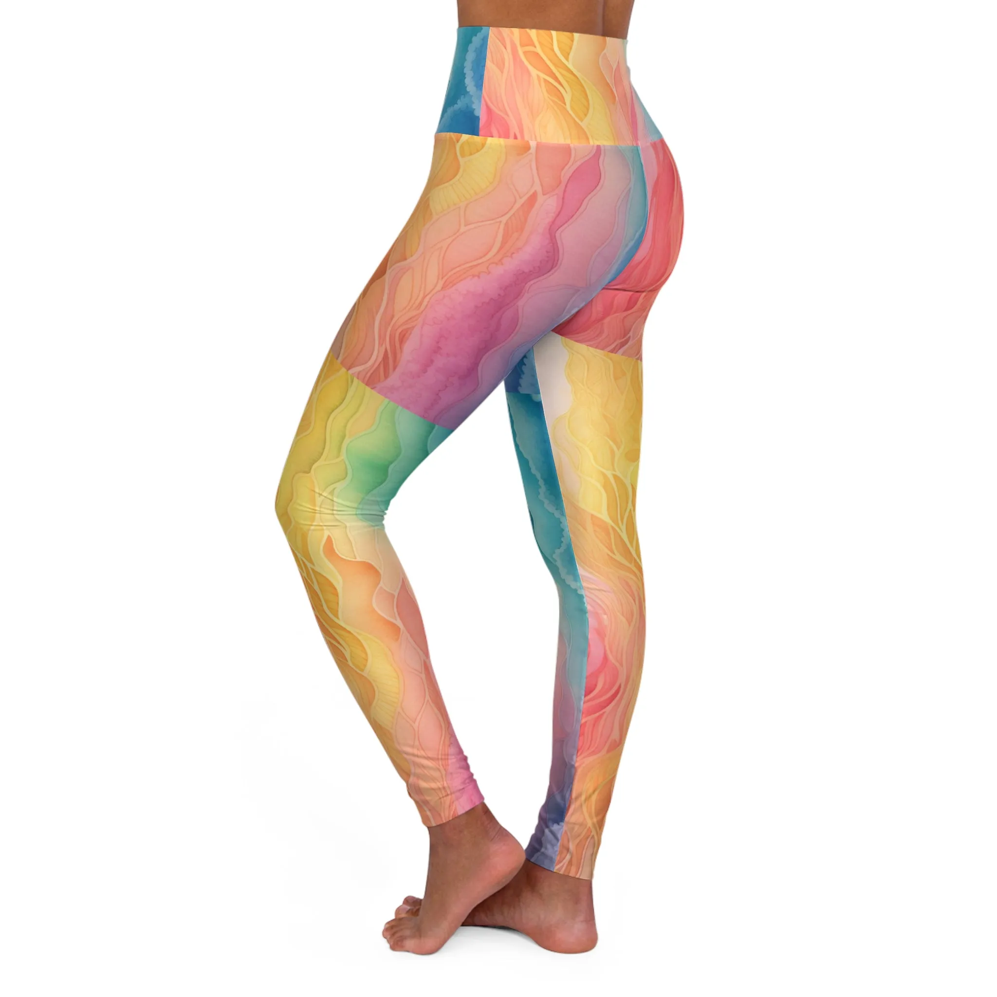 Misty Magic High Waisted Yoga Leggings for Active Lifestyle