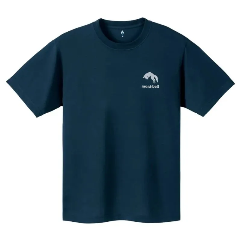 Montbell T-Shirt Unisex Wickron T Okhotsk Sanctuary - Navy