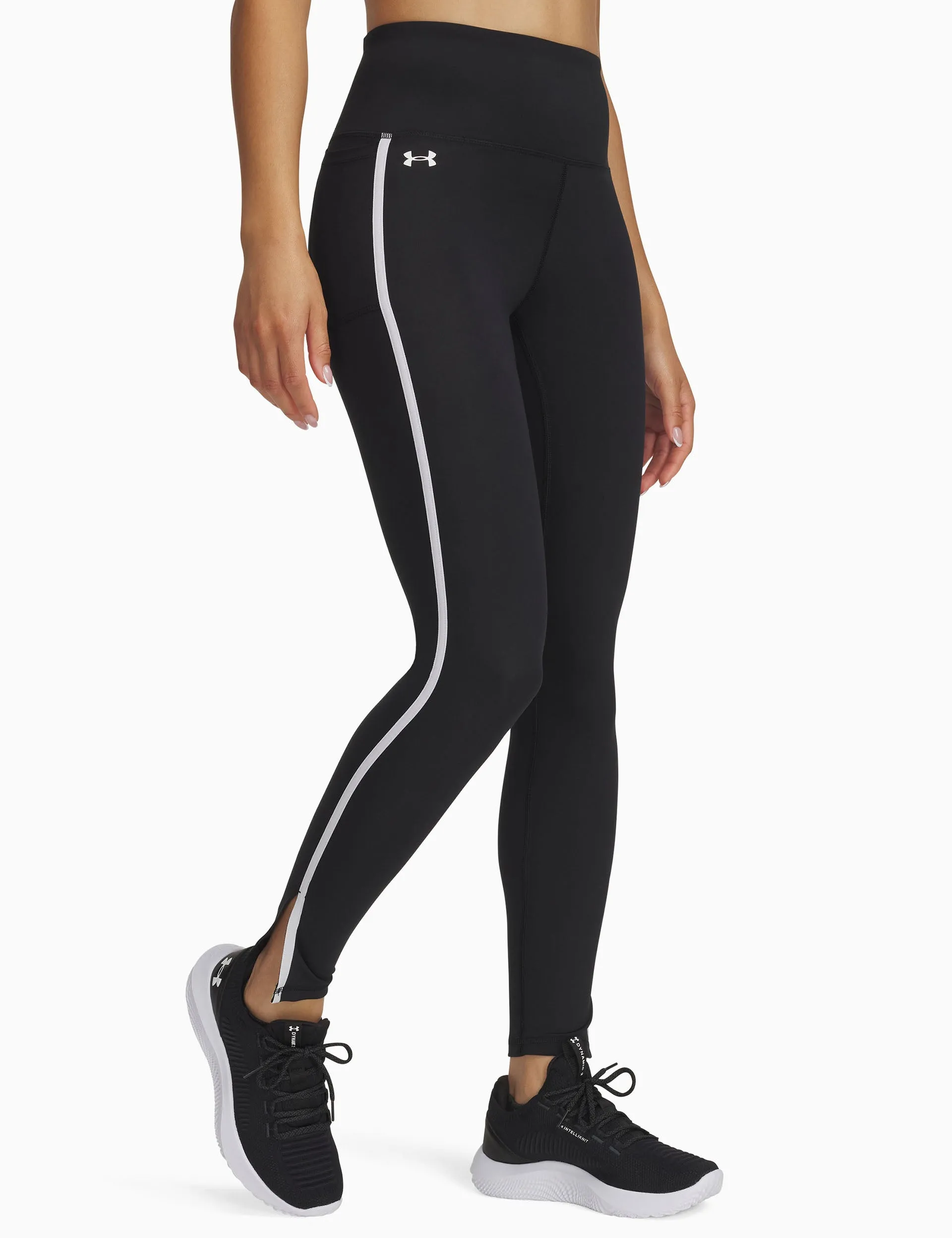 Motion Piped Leggings - Black/White